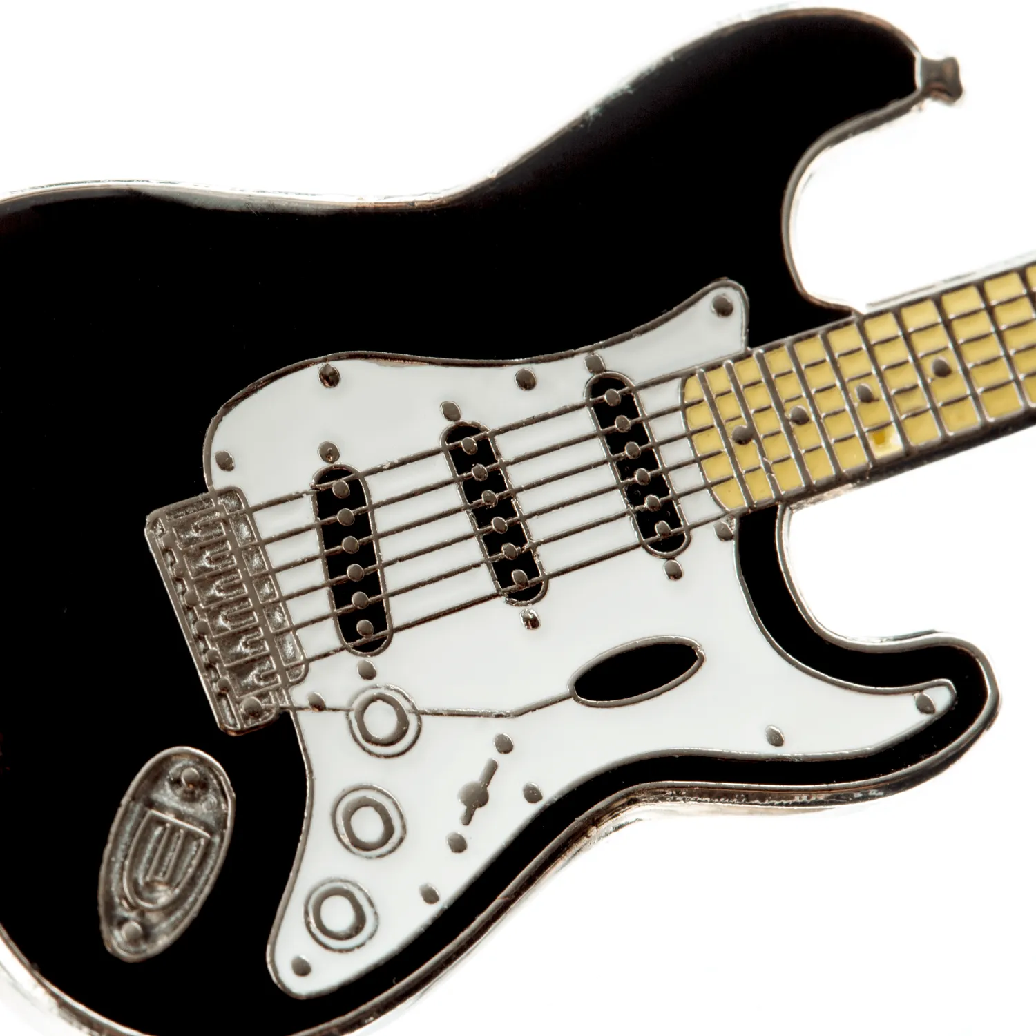 Fender Stratocaster portachiavi nero metallo