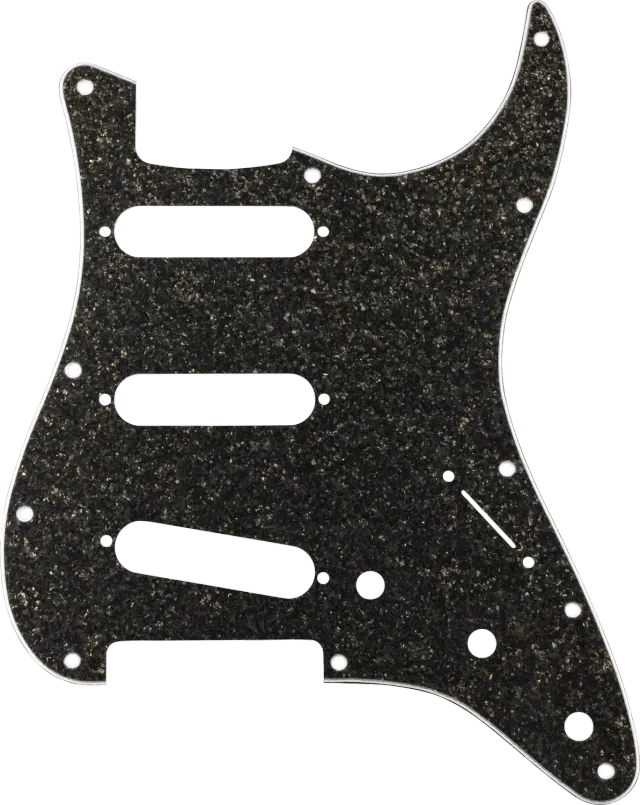 Fender Hybrid Stratocaster battipenna SSS Silver Sparkle