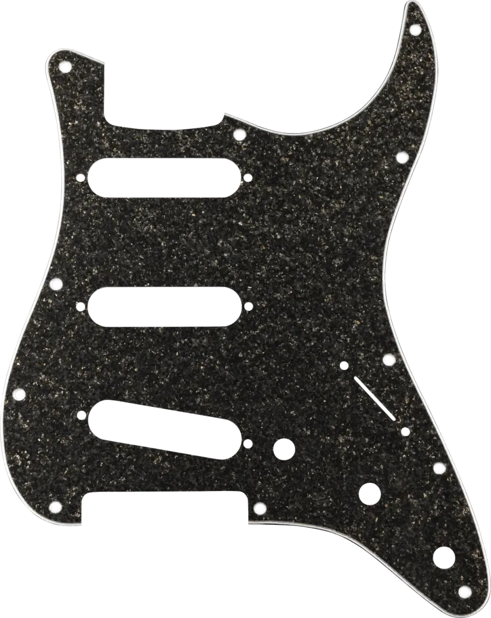 Fender Hybrid Stratocaster battipenna SSS Silver Sparkle