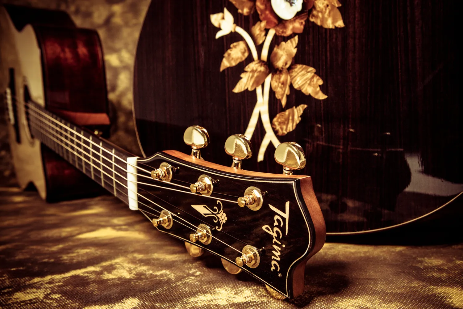 Tagima CF-2000 acustica dreadnought natural con custodia