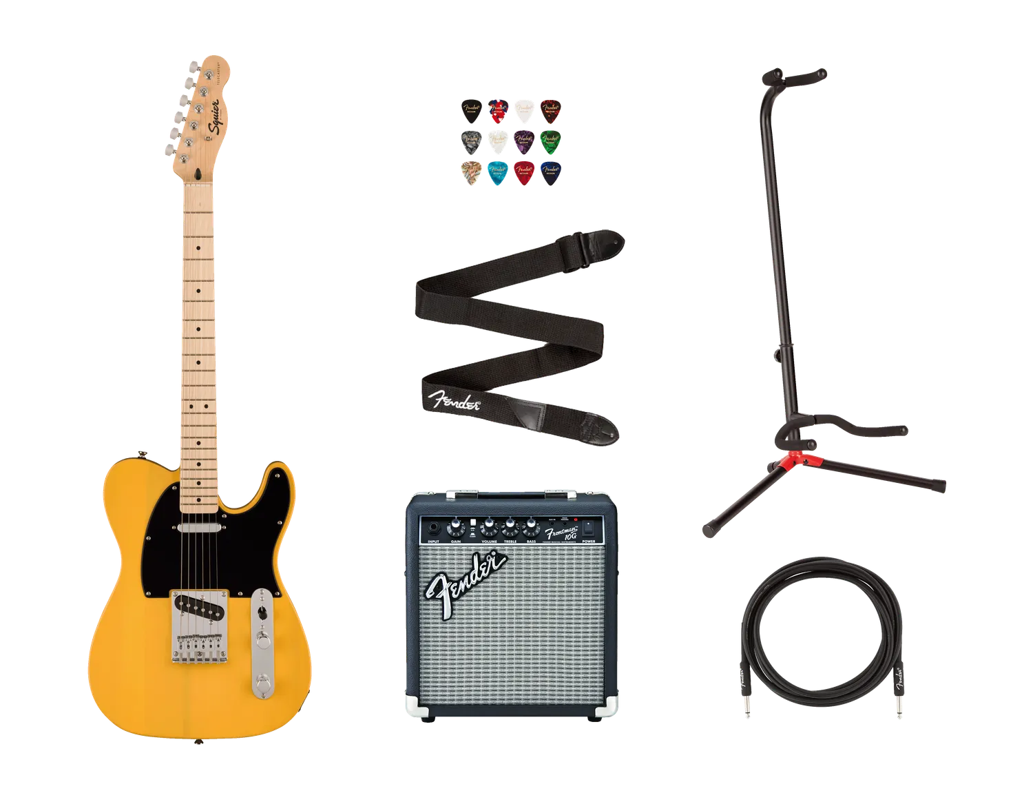 Squier Sonic Telecaster Bundle chitarra elettrica blond