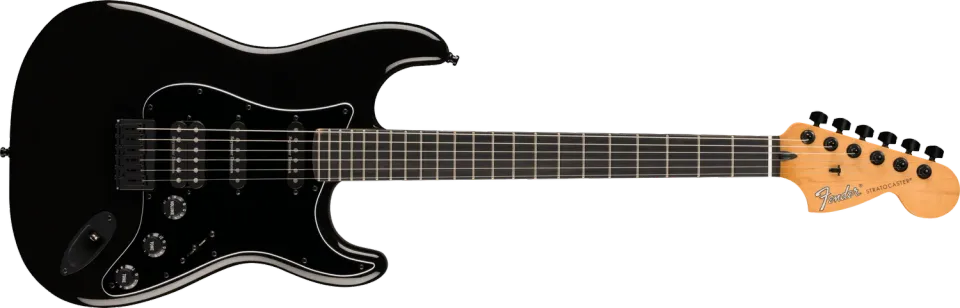 Fender Player II Advanced Strat HSS chitarra ebano hardtail