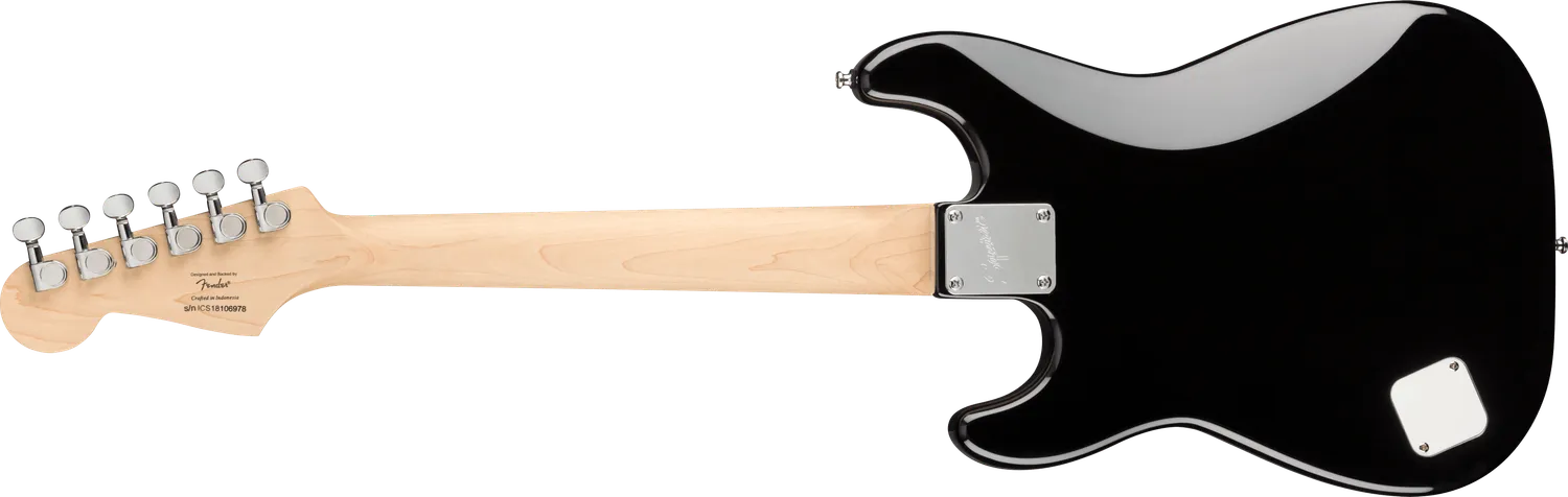 Squier Mini Stratocaster chitarra elettrica nera misura ridotta