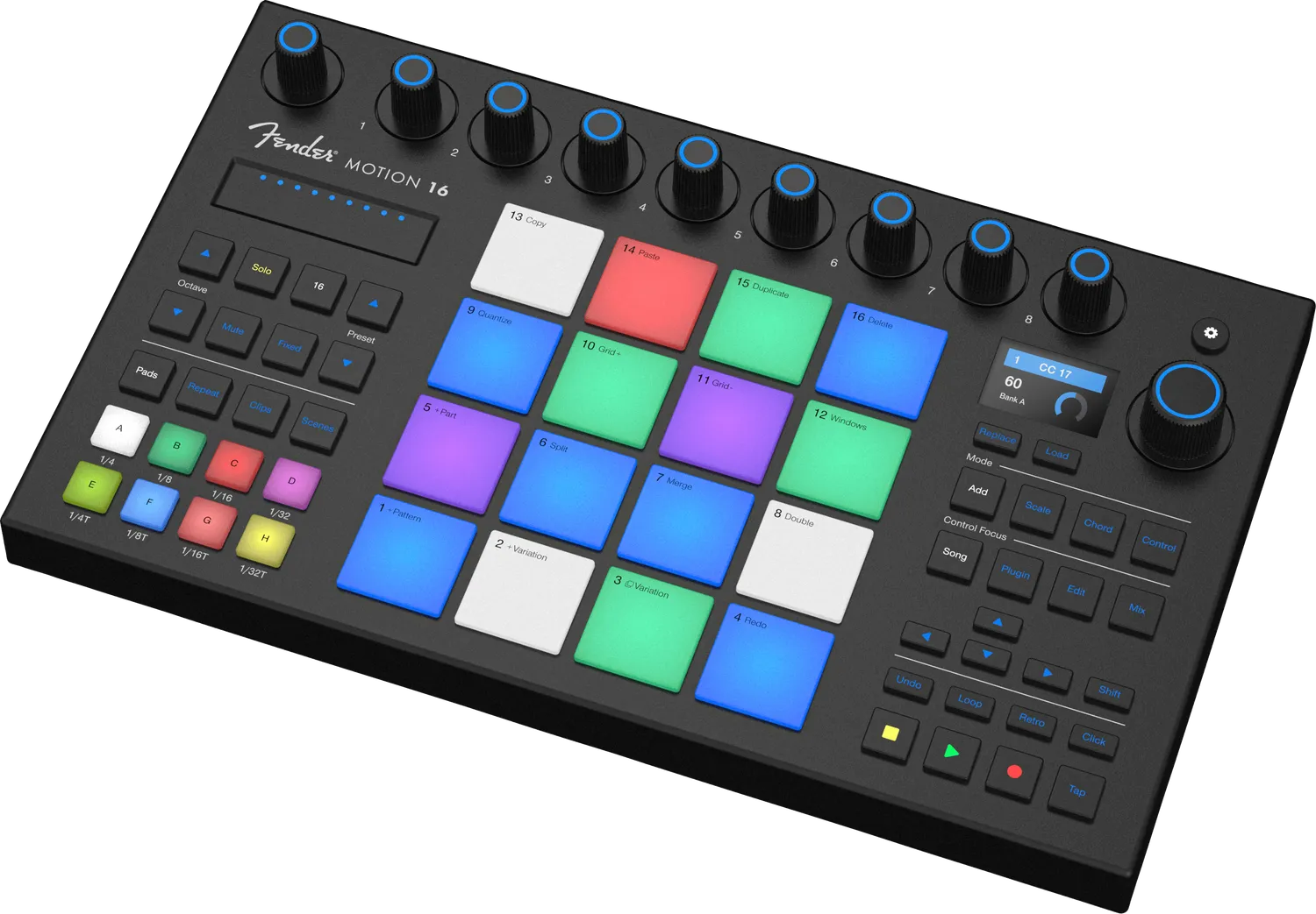 Fender Motion 16 controller MIDI a pad