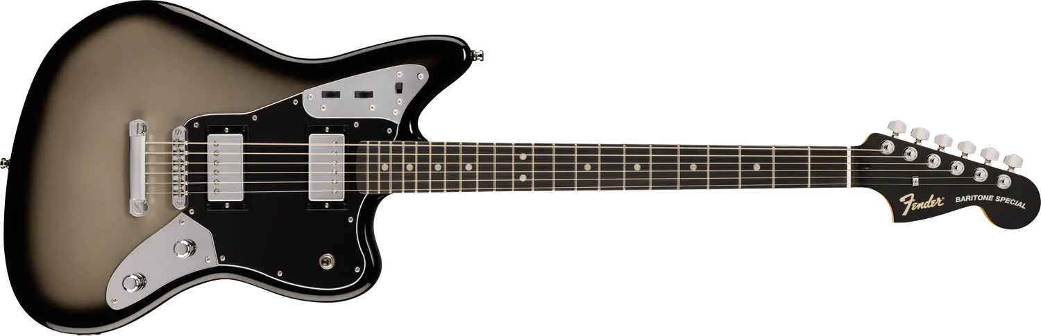 Fender Fusion Jaguar Baritone chitarra Black
