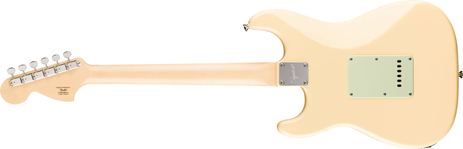 Squier Paranormal Stratocaster Deluxe chitarra elettrica Vintage White HS