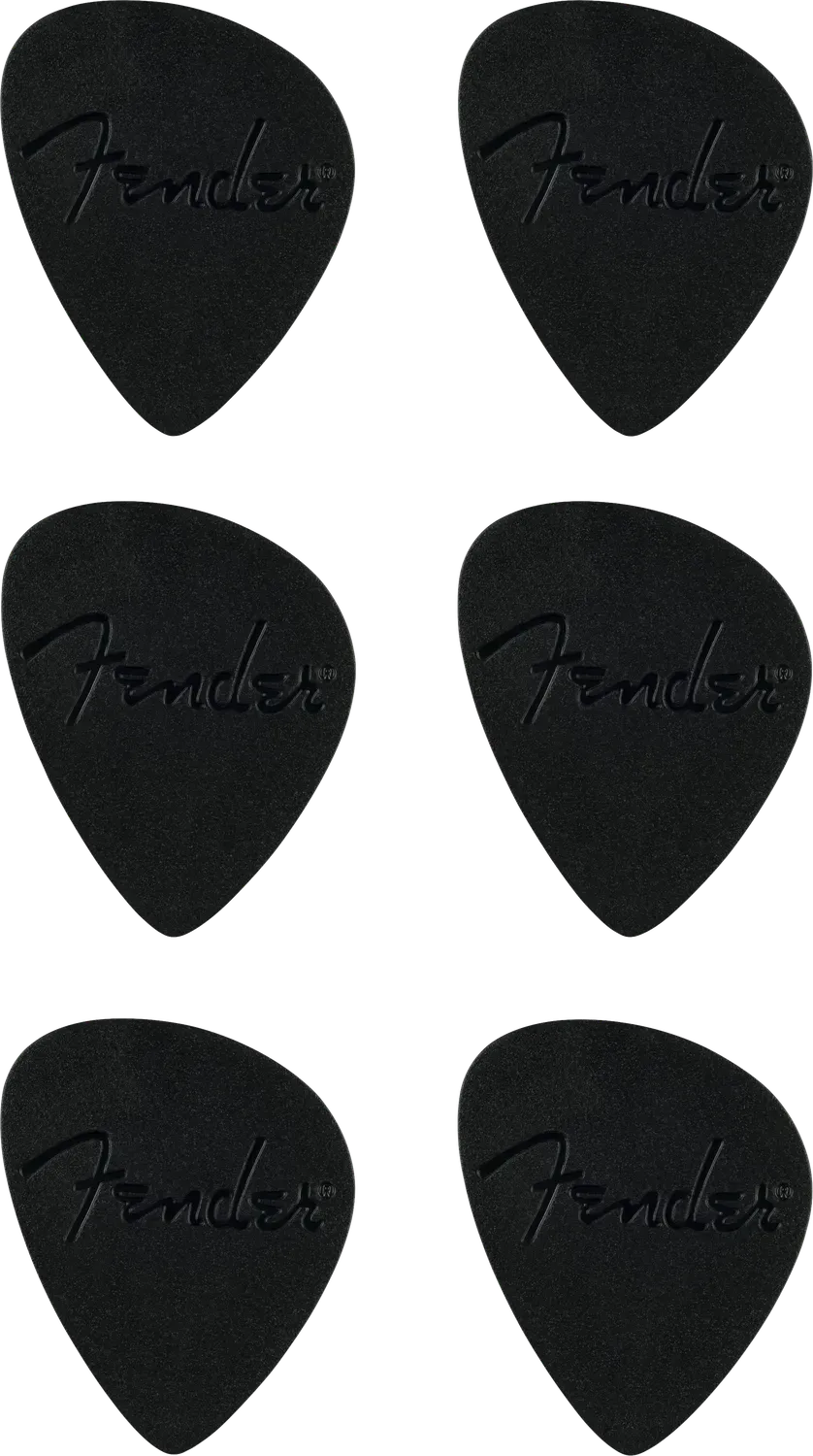 Fender Offset plettri 0.83 mm nero presa thumbprint