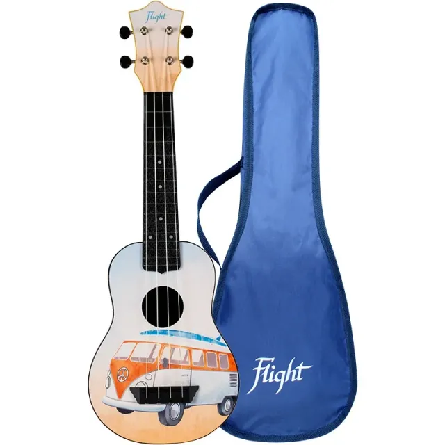 Flight TUS25 BUS ukulele soprano blu da viaggio