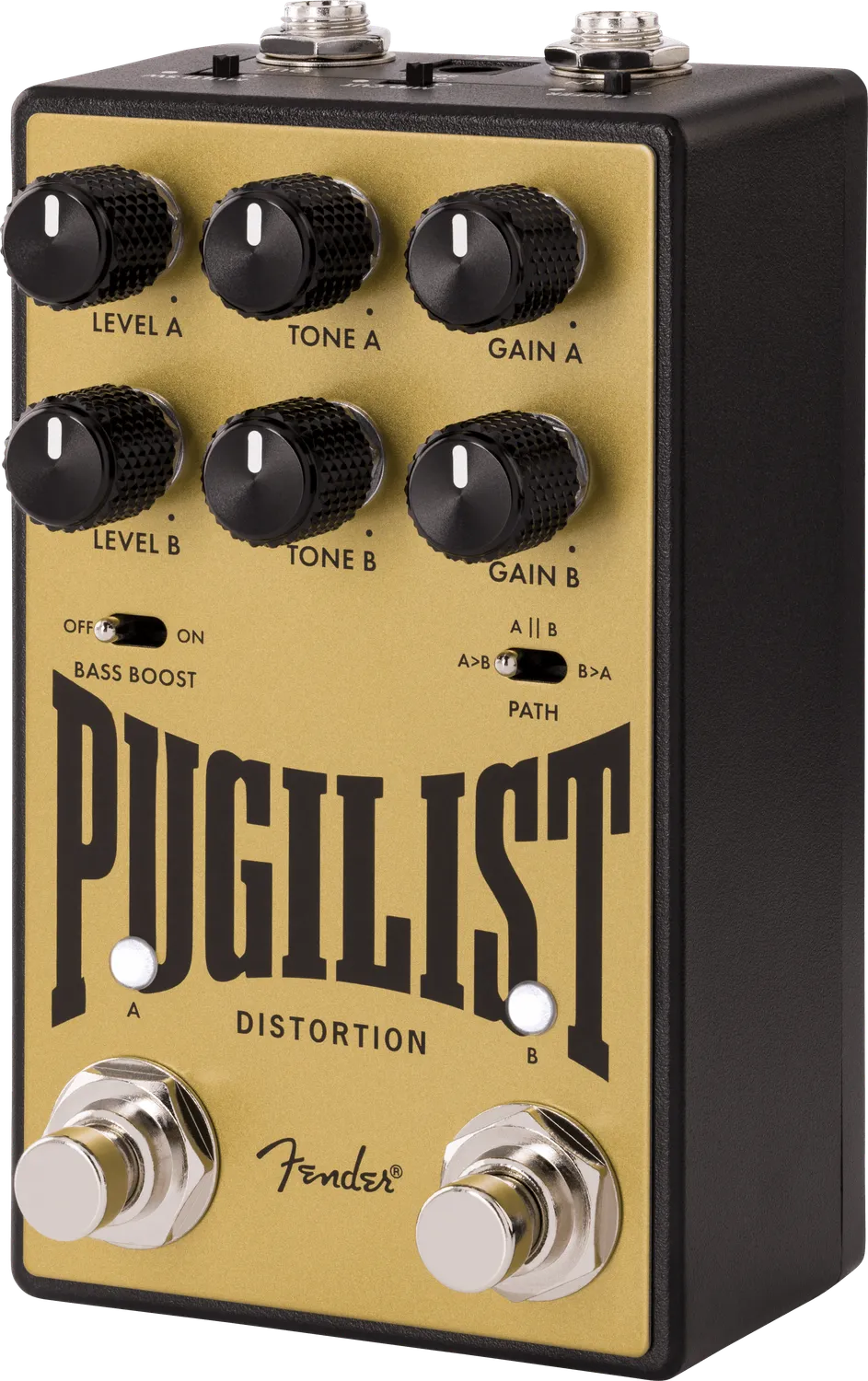 Fender Pugilist V2 pedale distorsore chitarra oro