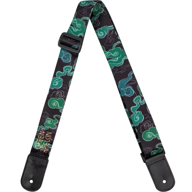 Flight S35 Jade Clouds tracolla ukulele verde firmata Apelsin