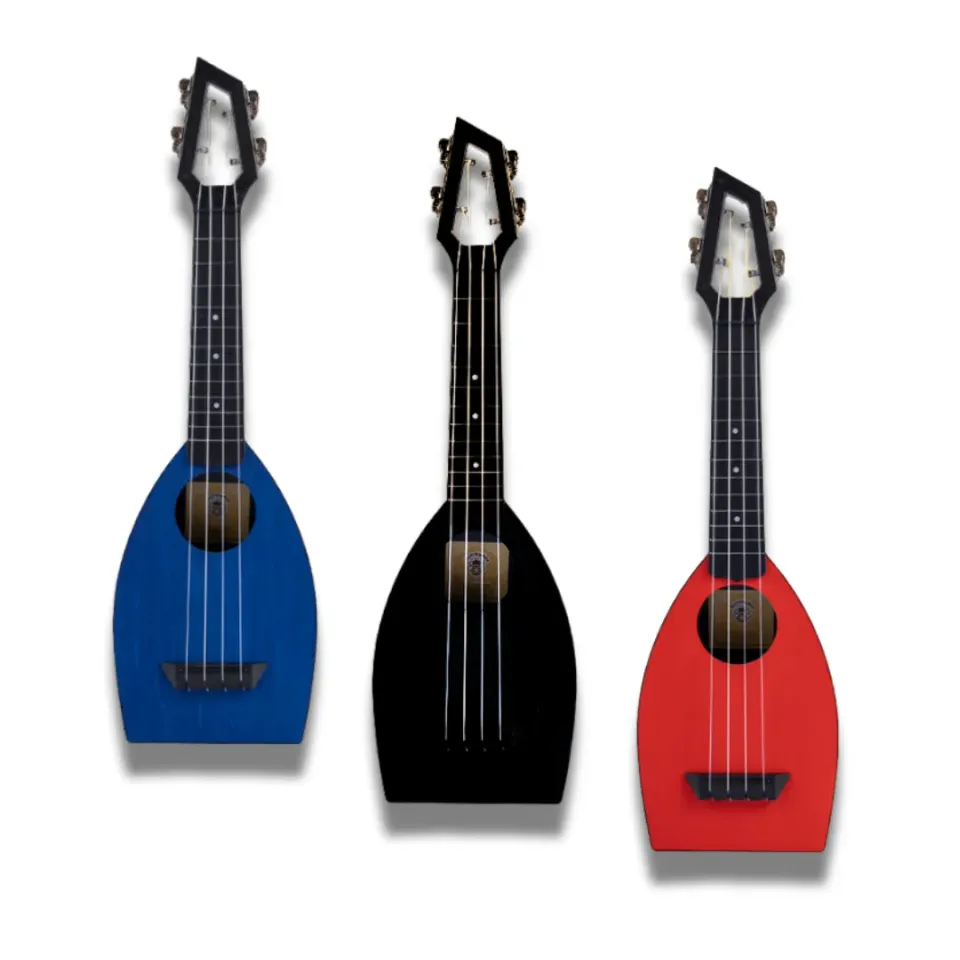 pBone pUkulele Soprano Nero con Corde Aquila e Borsa