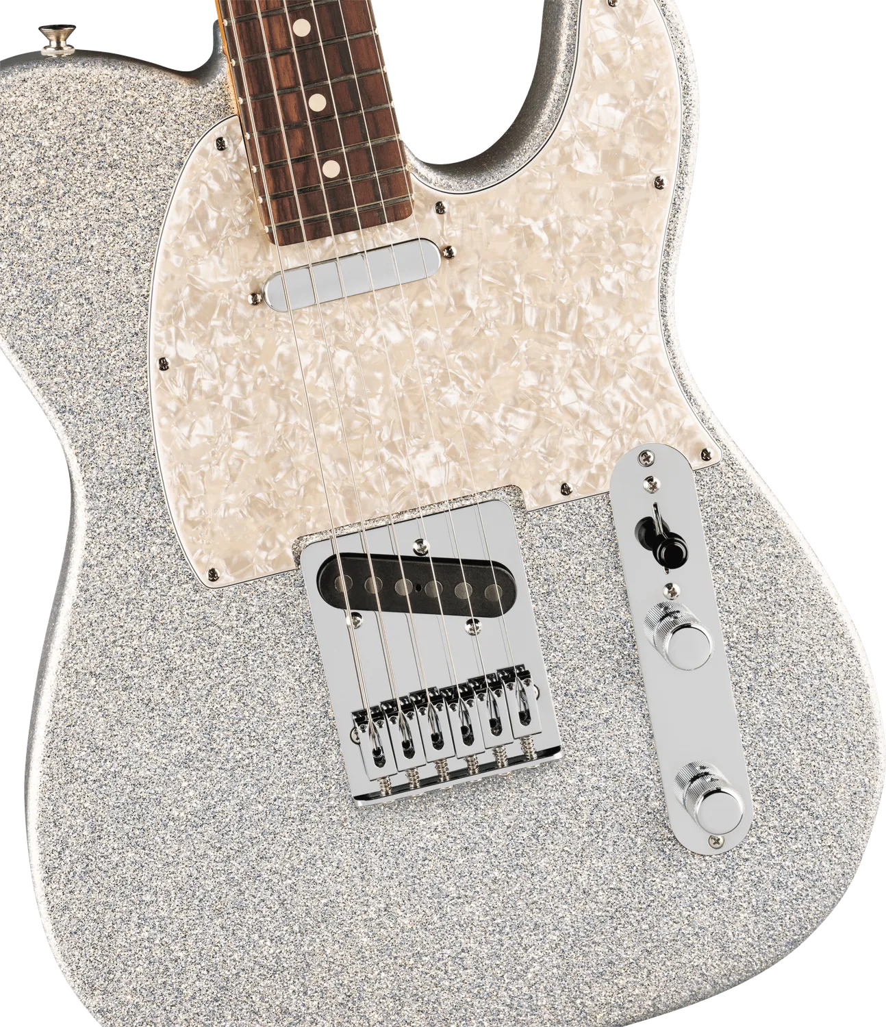 Fender 75th Player II Sparkle Telecaster elettrica Diamond Dust