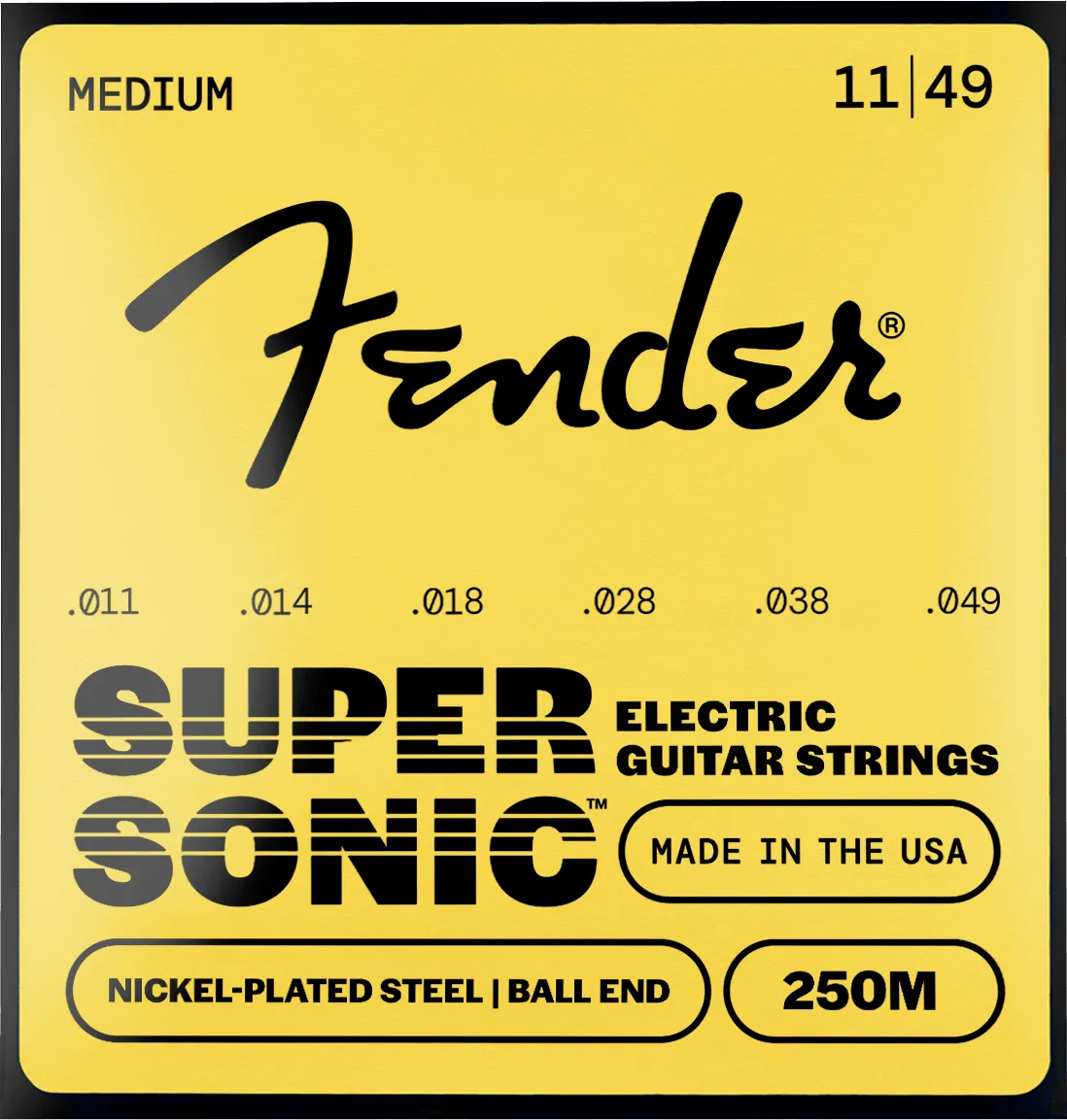 Fender SuperSonic 250 corde chitarra elettrica 010-046 nichelate