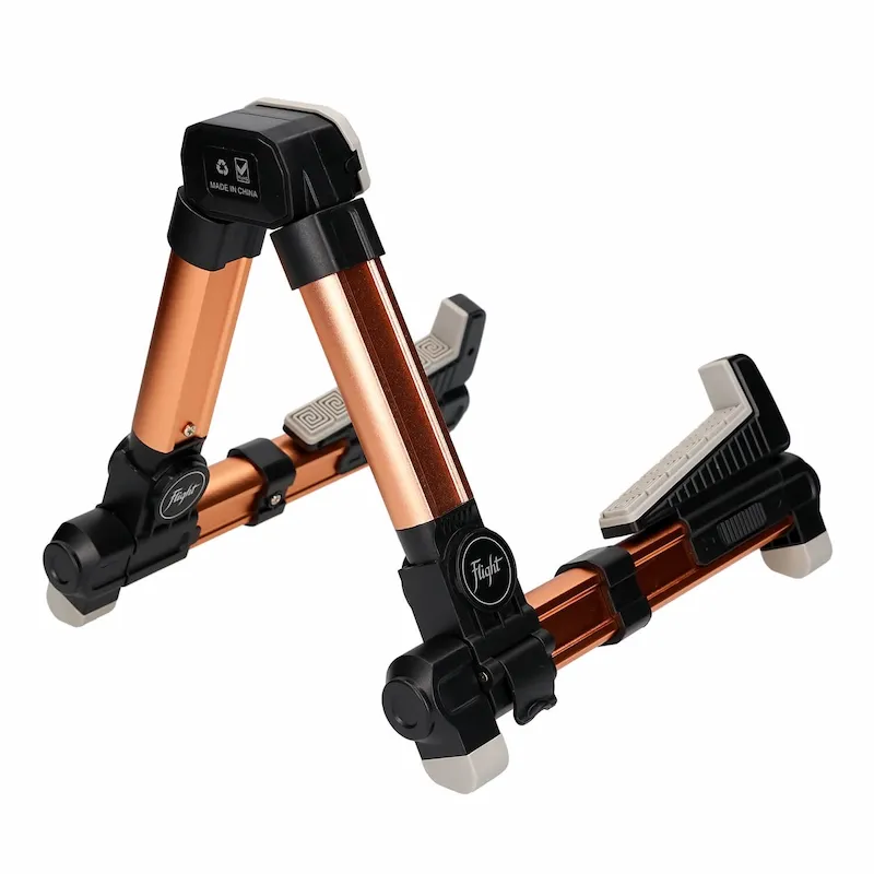 Flight FLUST01GD supporto ukulele alluminio oro
