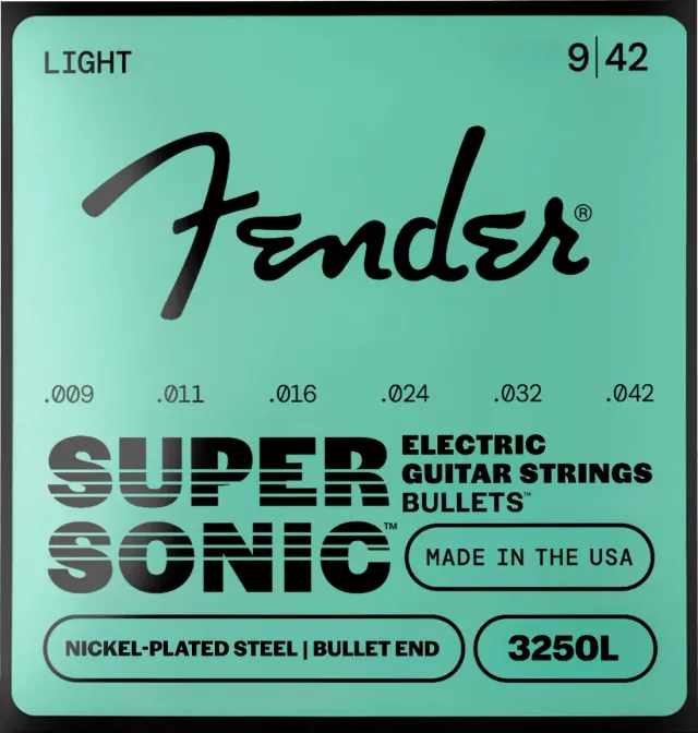 Fender SuperSonic Bullets 3250 corde chitarra 009-042 acciaio