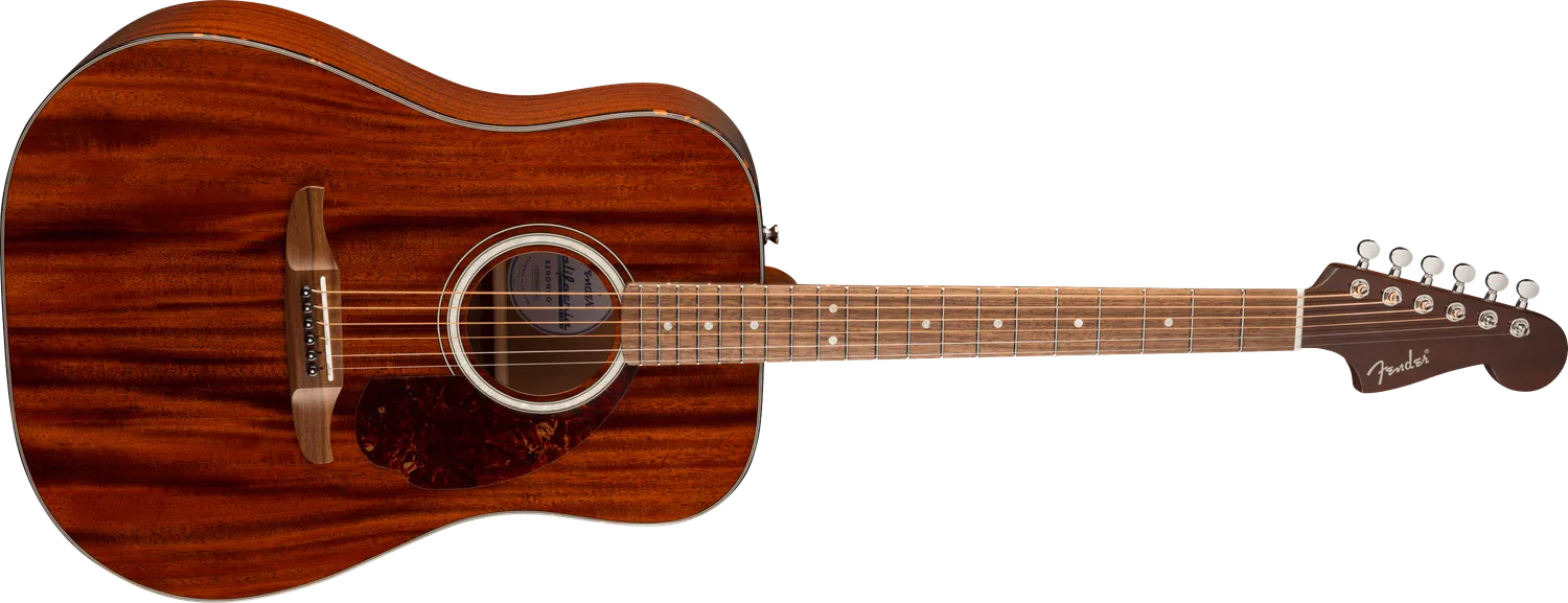 Fender California Deluxe Redondo chitarra acustica mogano naturale