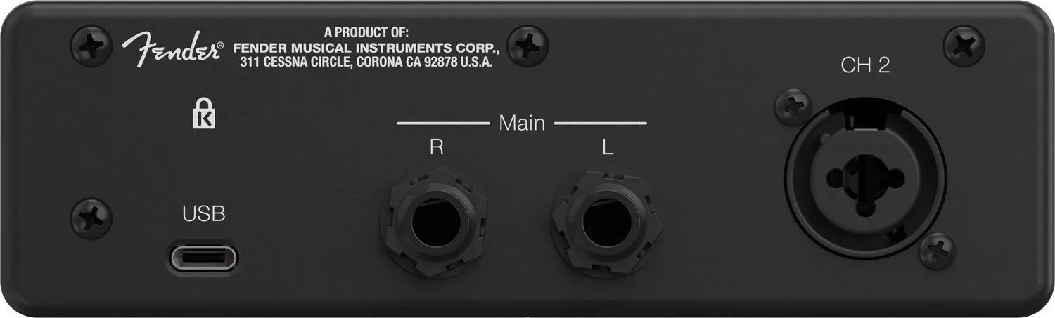 Fender Quantum LT2 interfaccia audio USB-C per chitarra