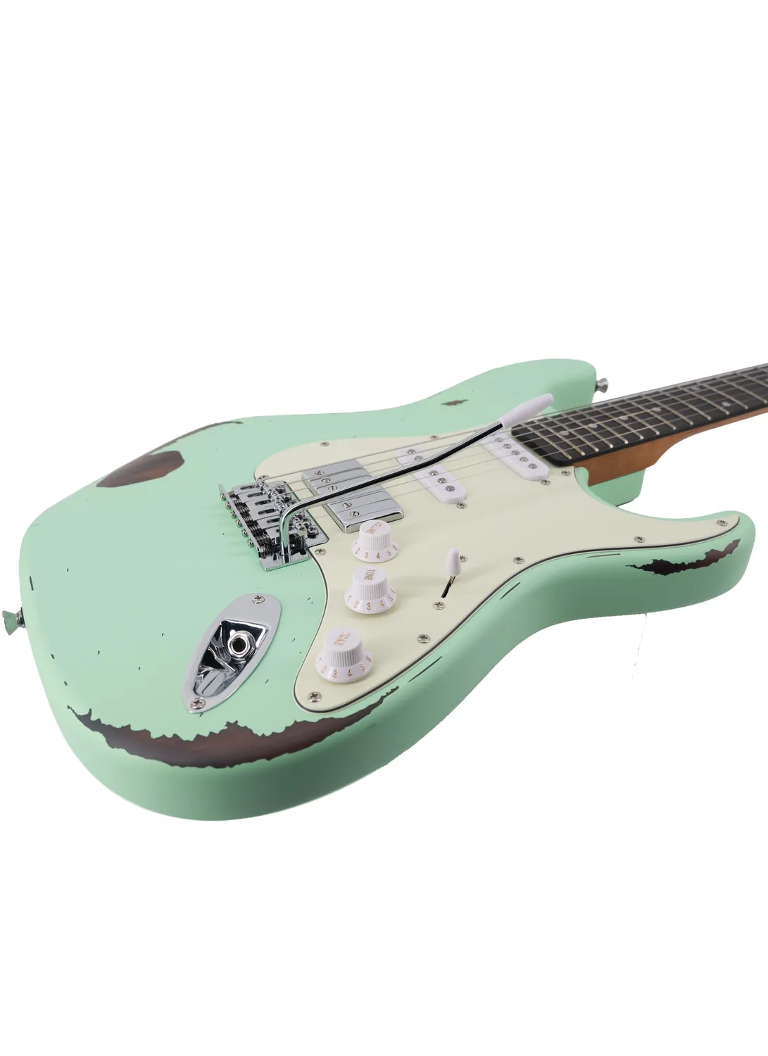 Tagima TGA 580 chitarra elettrica Shell Pink HSS