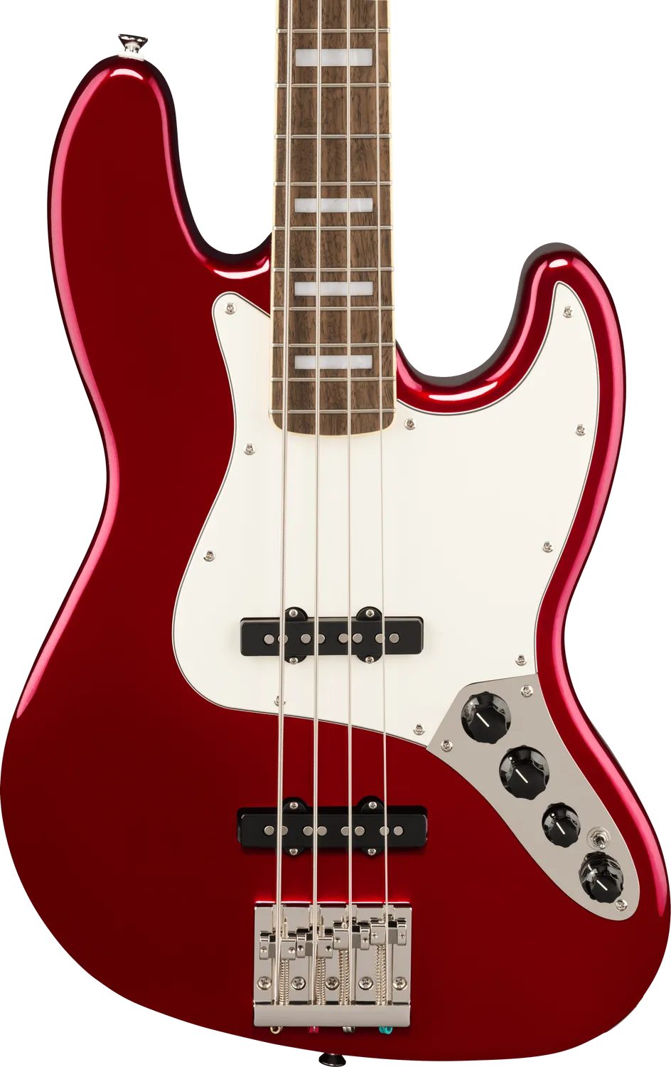 Squier Classic Vibe Jazz Bass attivo 70s rosso