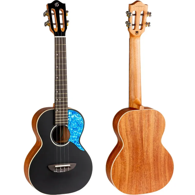 Flight Iris BK ukulele tenore acustico nero