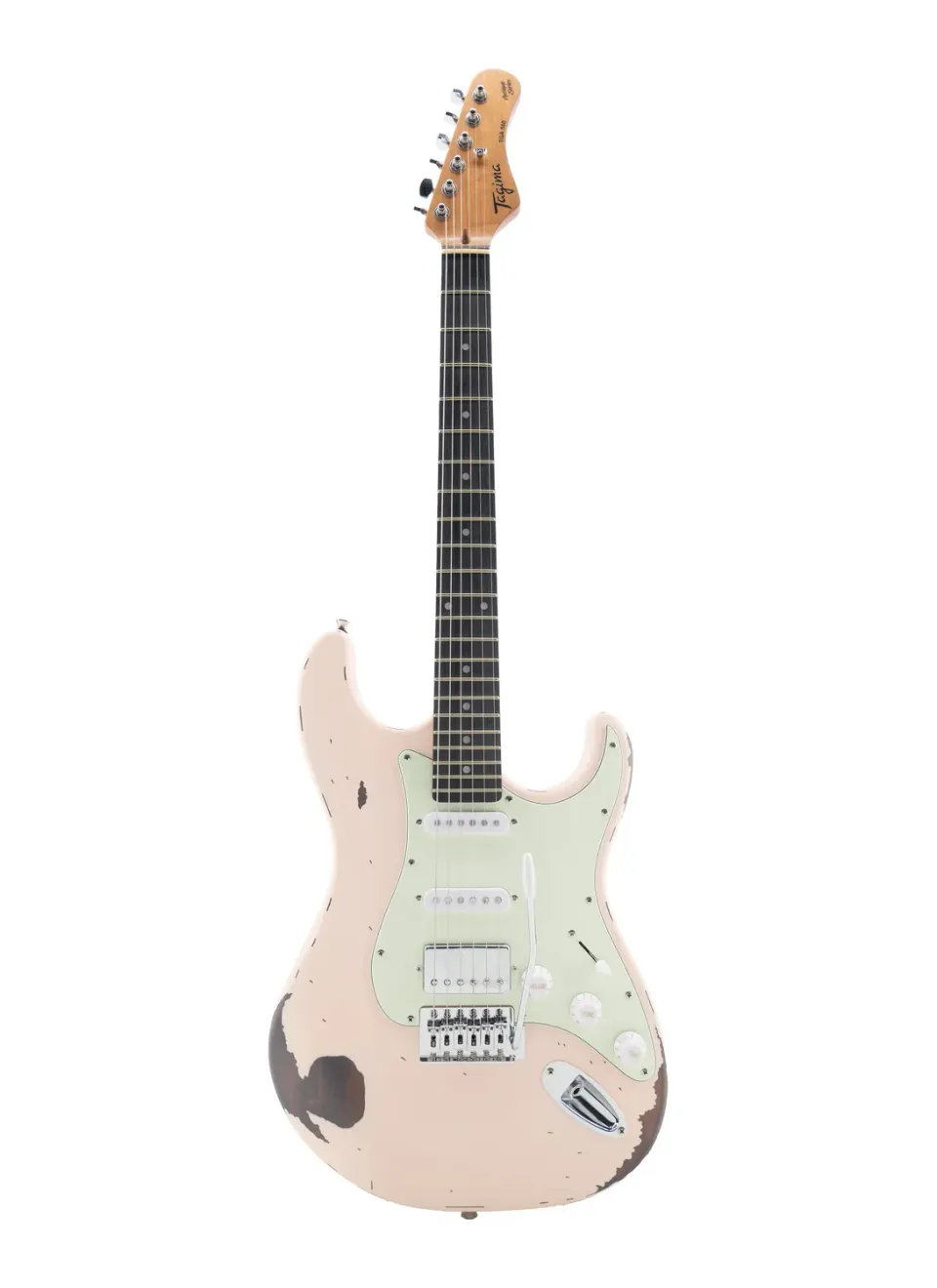 Tagima TGA 580 chitarra elettrica Shell Pink HSS
