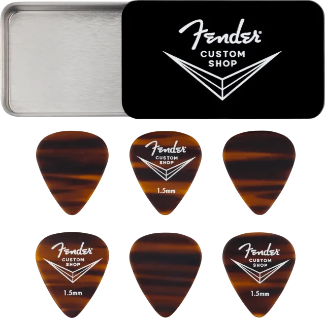 Fender Custom Shop Pro Plec plettri 1,5 mm brown shell