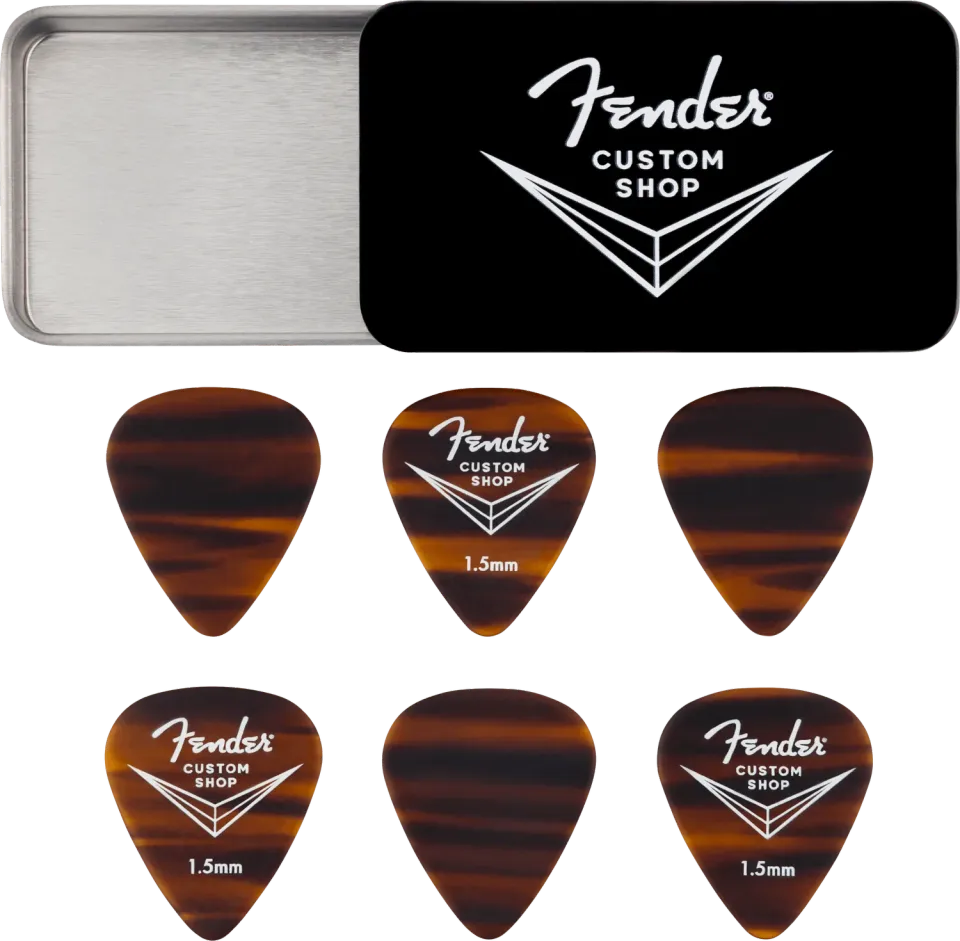 Fender Custom Shop Pro Plec plettri 1,5 mm brown shell