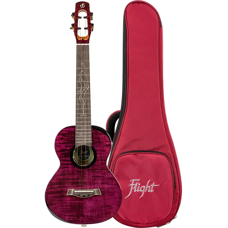 Flight Songbird EQ-A ukulele tenore acero mango massello