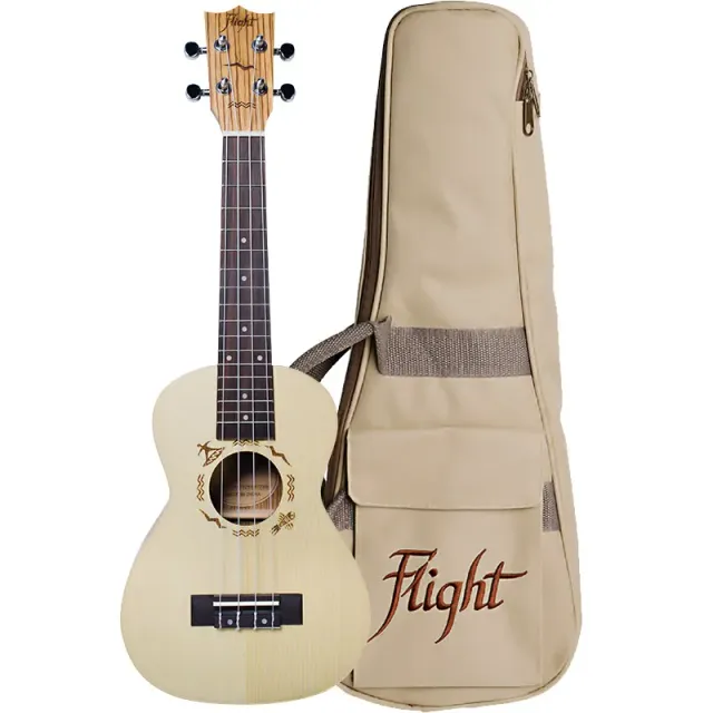 Flight DUC325 SP/ZEB ukulele concerto abete zebra
