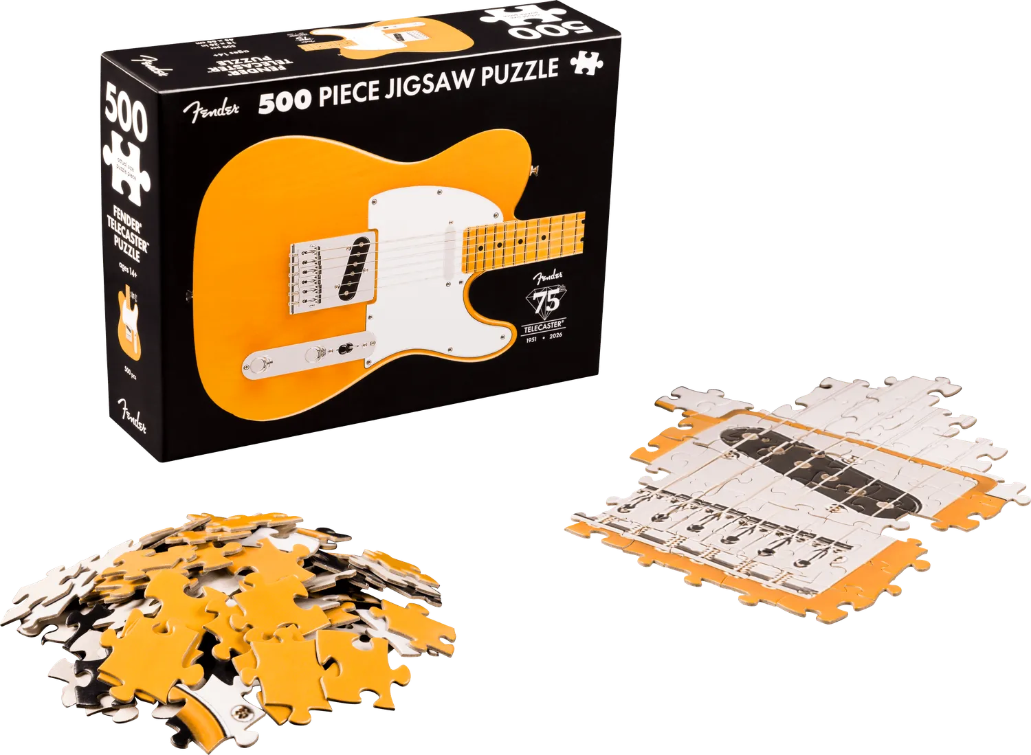 Fender 75th Anniversary Telecaster puzzle 500 pezzi Butterscotch Blonde