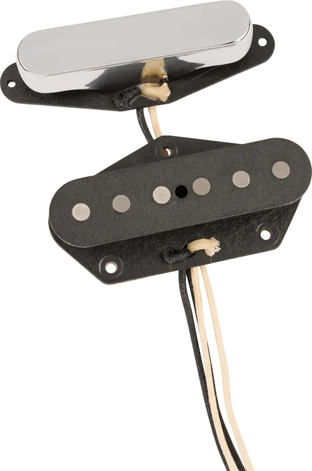 Fender Red Hot Tele pickup set Black Chrome