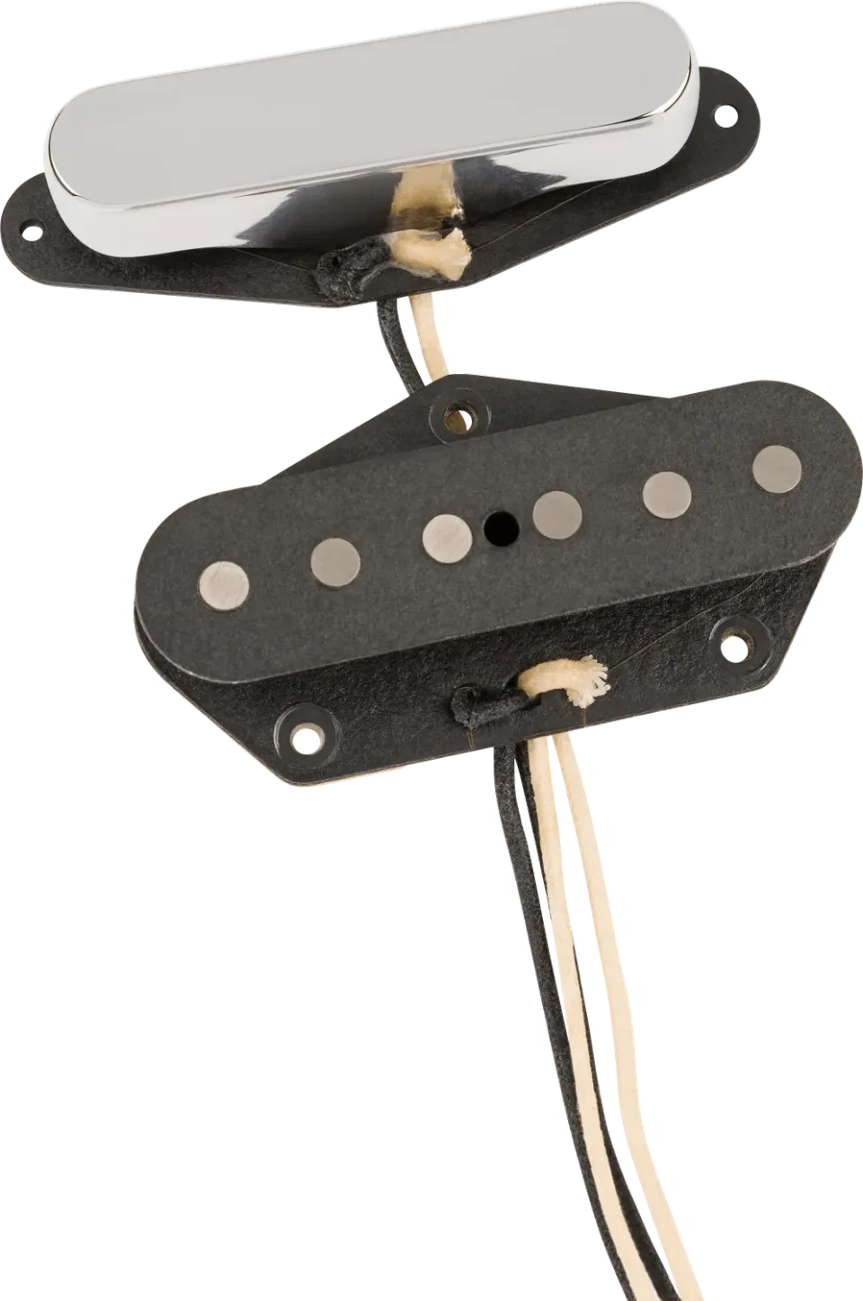 Fender Red Hot Tele pickup set Black Chrome