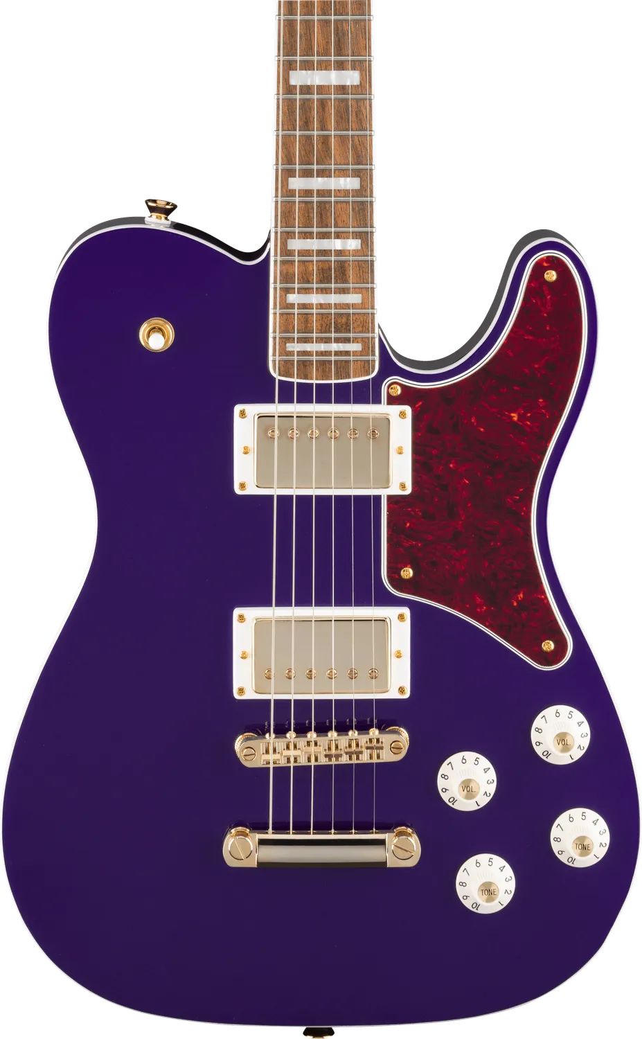 Squier Troublemaker Tele Deluxe elettrica viola humbucker