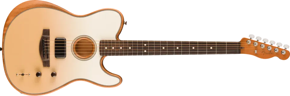 Fender Finneas Acoustasonic Player Telecaster chitarra Cappuccino Fade
