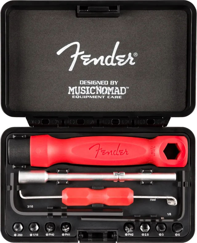 Fender x MusicNomad Tool Kit attrezzi chitarra valigetta