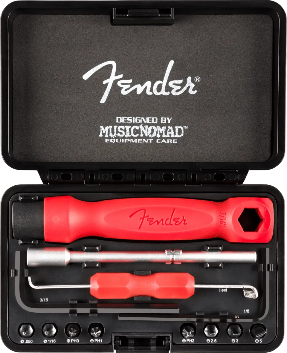 Fender x MusicNomad Tool Kit attrezzi chitarra valigetta