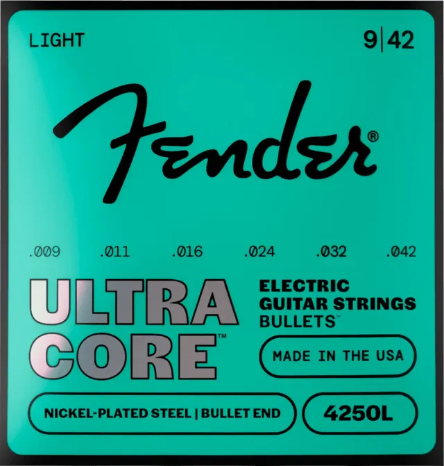 Squier by Fender UltraCore Bullets 4250 corde chitarra 009-042 nichelate
