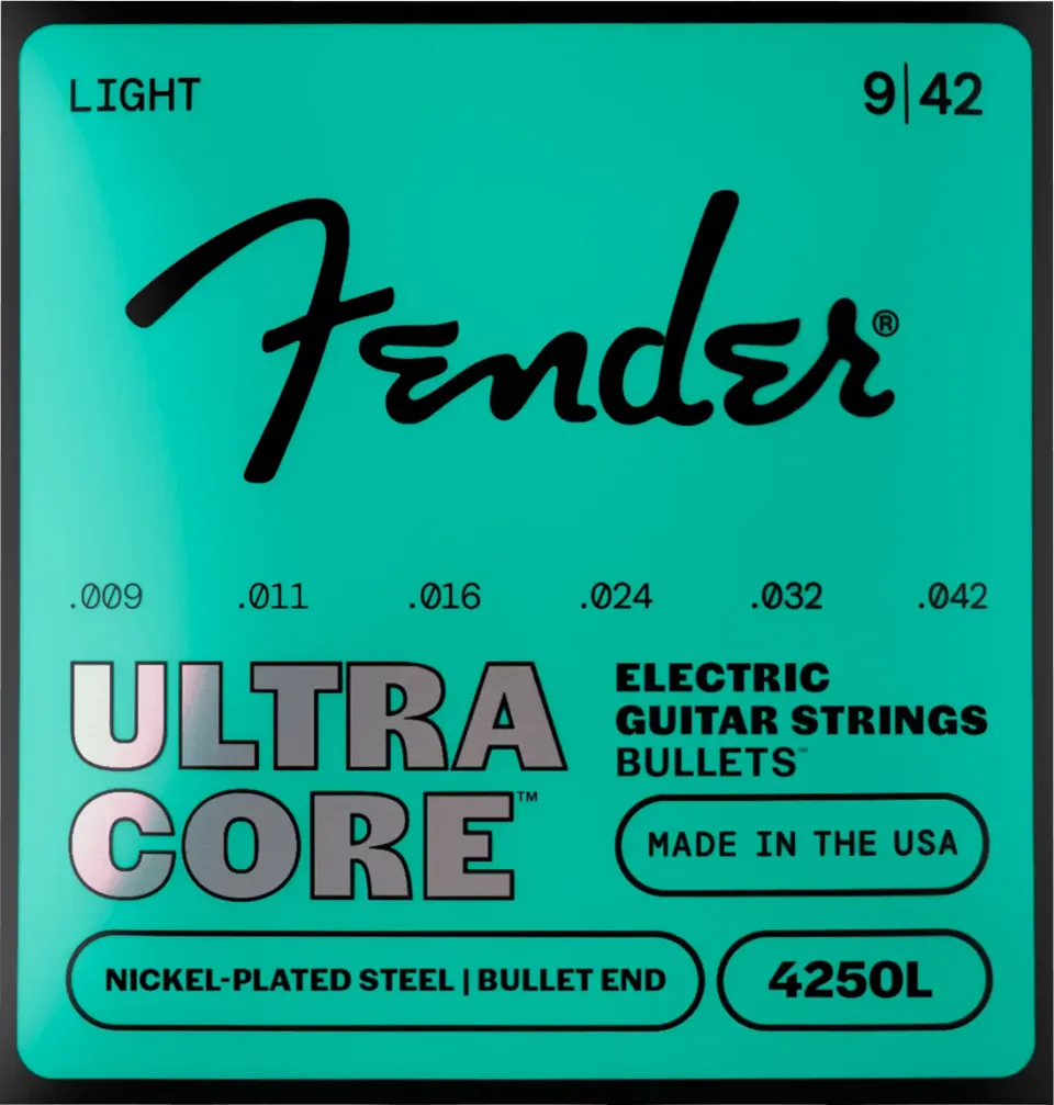 Squier by Fender UltraCore Bullets 4250 corde chitarra 009-042 nichelate