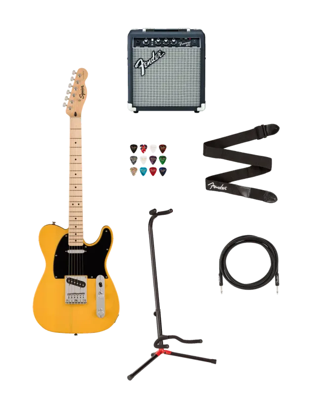 Squier Sonic Telecaster Bundle chitarra elettrica blond