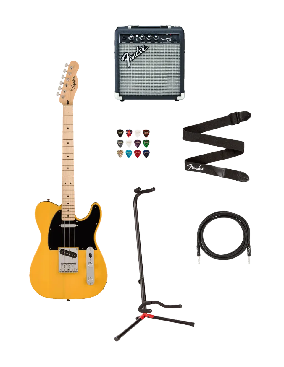 Squier Sonic Telecaster Bundle chitarra elettrica blond