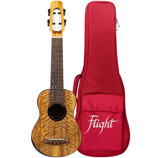 Flight Royal Fireball EQ-A ukulele soprano mango massello
