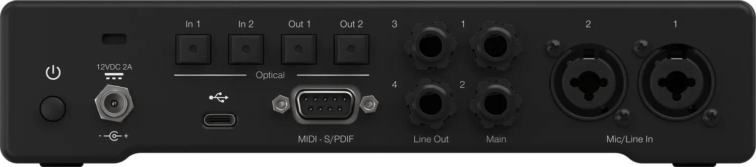 Fender Quantum HD 2 scheda audio USB-C nera EU