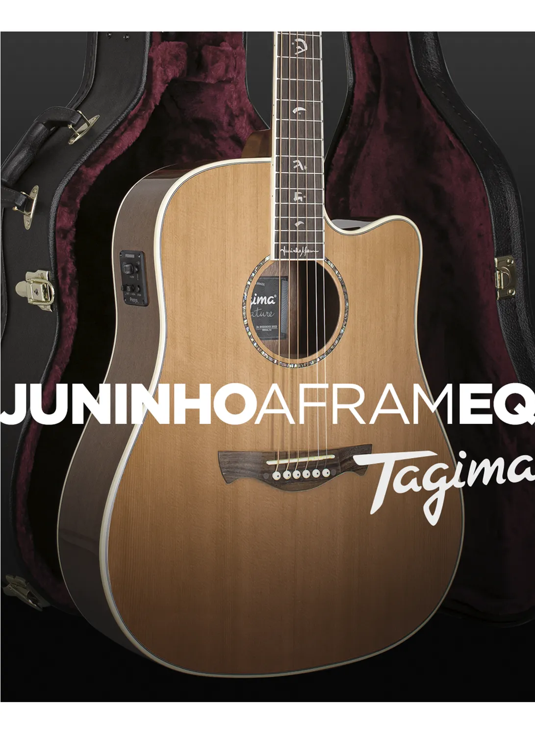 Tagima Juninho Afram Signature chitarra classica Natural