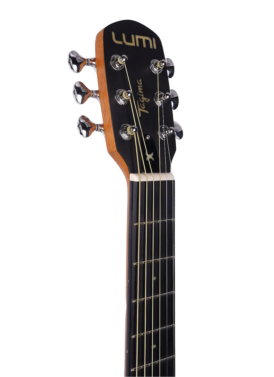 Tagima Lumi-X chitarra elettroacustica nera sparkle smart