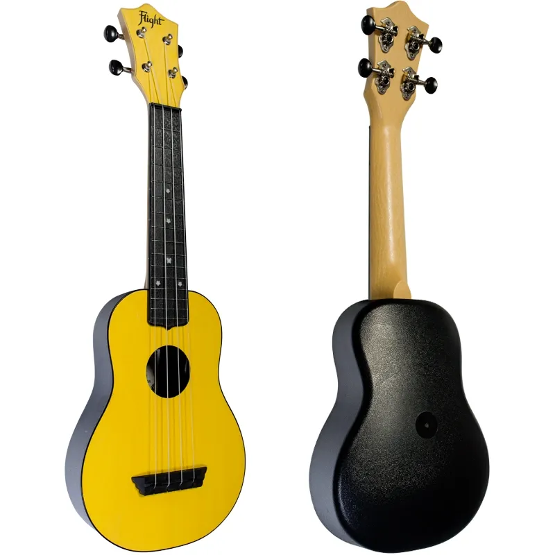Flight TUS35 ukulele soprano da viaggio giallo