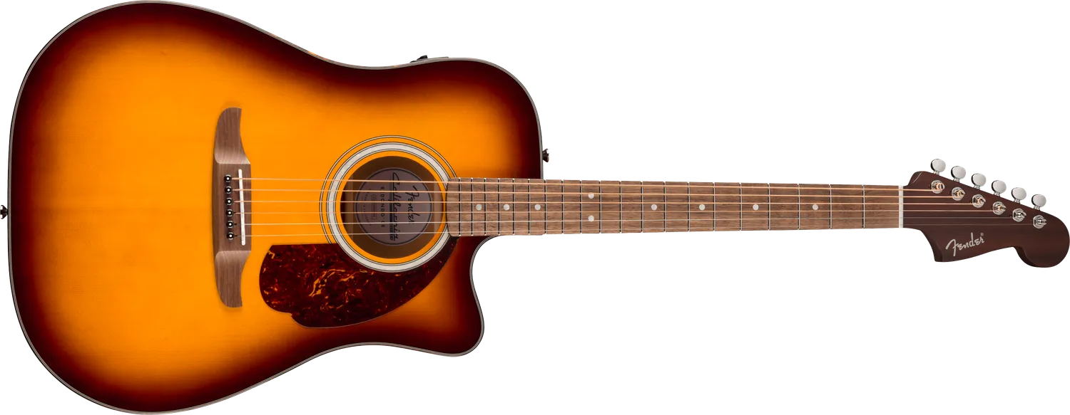 Squier California Deluxe Redondo CE elettroacustica Black dreadnought