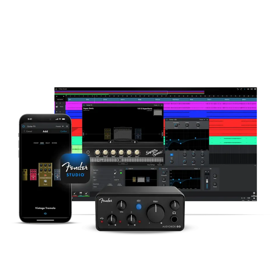 Squier AudioBox Go interfaccia audio USB-C tascabile