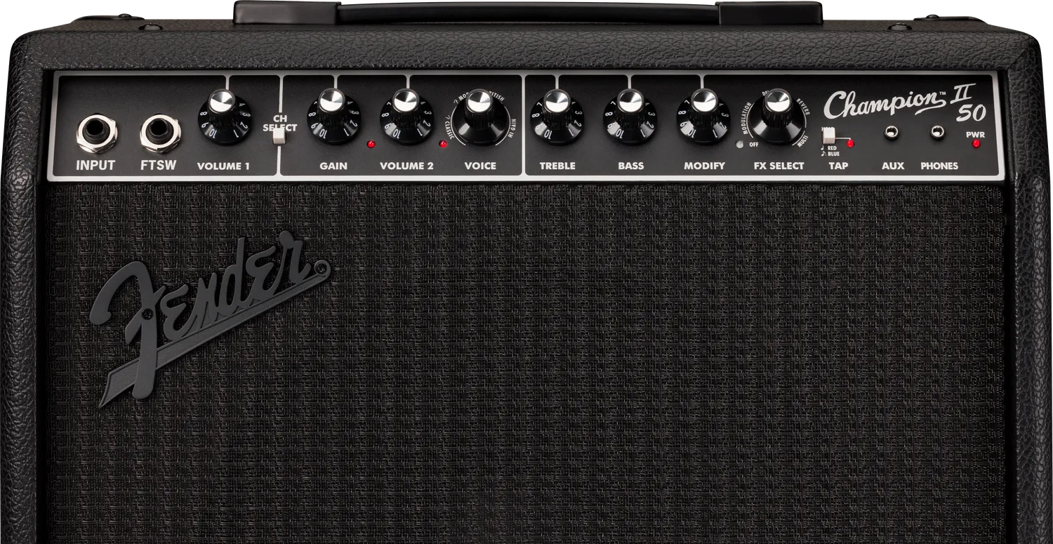 Fender Champion II 50 amplificatore chitarra nero 50W