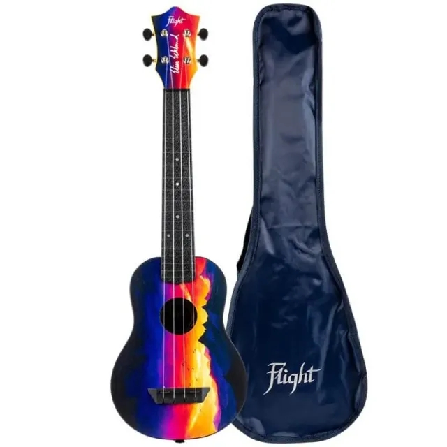 Flight TUSL-EE Sunset ukulele soprano viaggio firmato