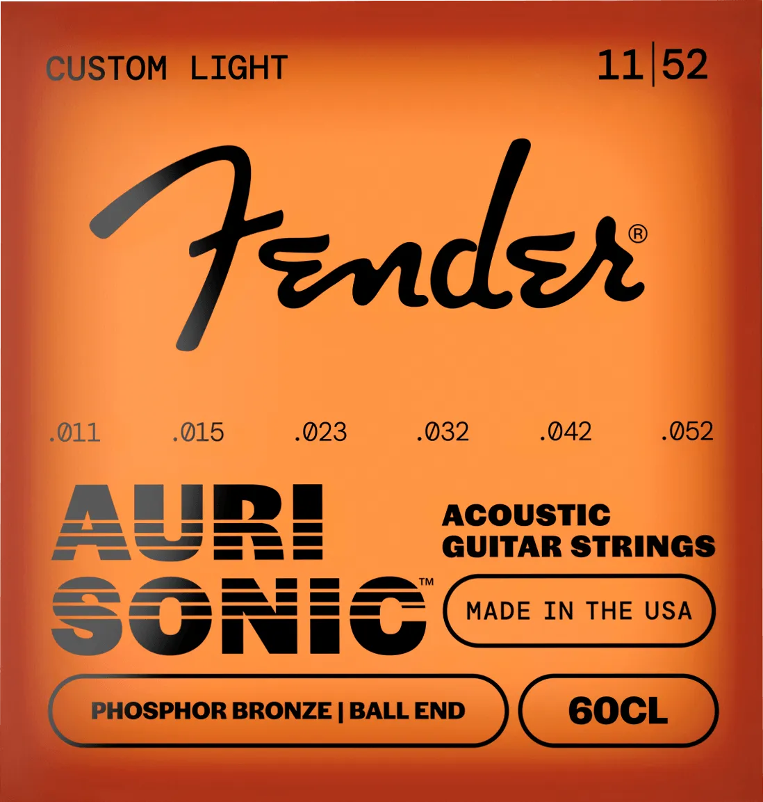 Squier AuriSonic 60 corde acustica 12-53 bronzo fosforoso